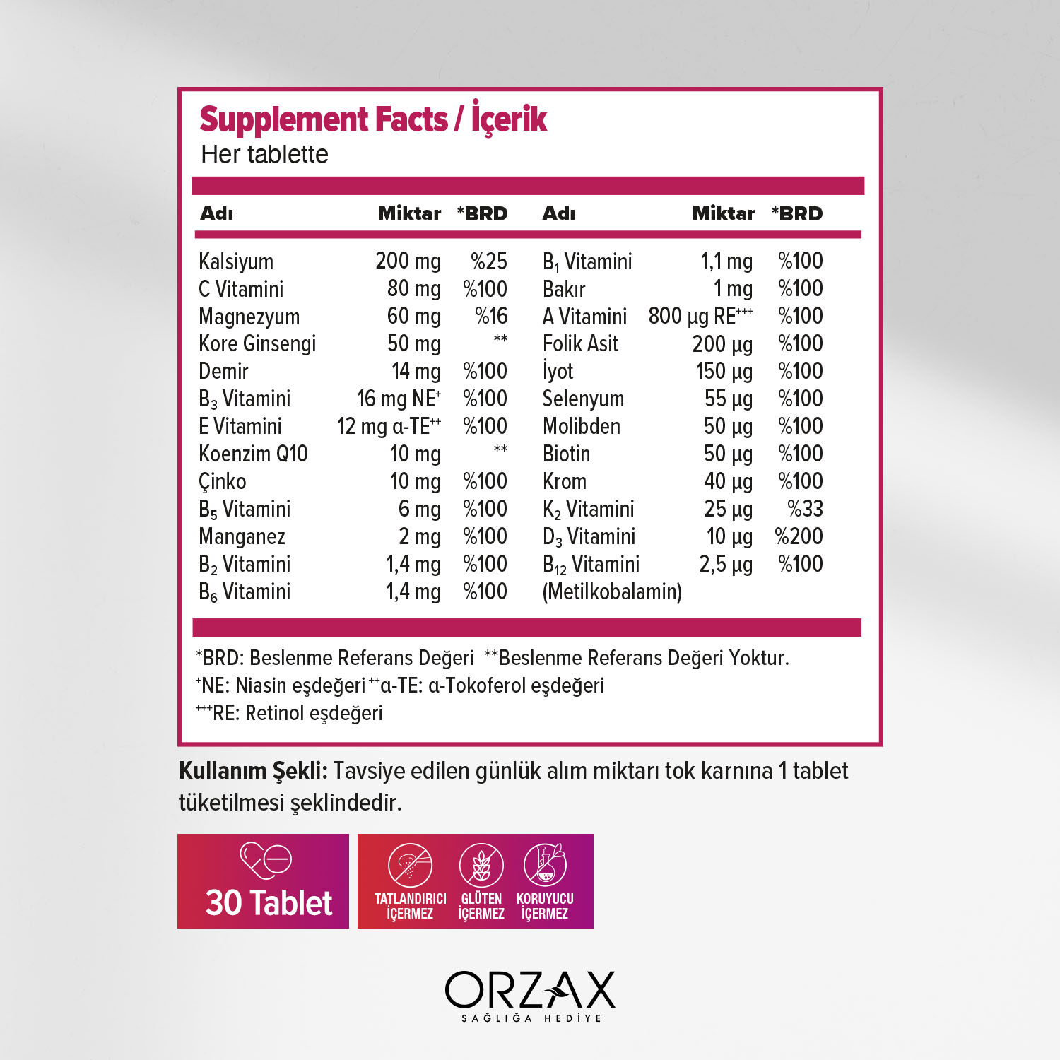 Ocean Daily One Energy Tablet Ocean Daily One Energy Tablet - Görsel 2