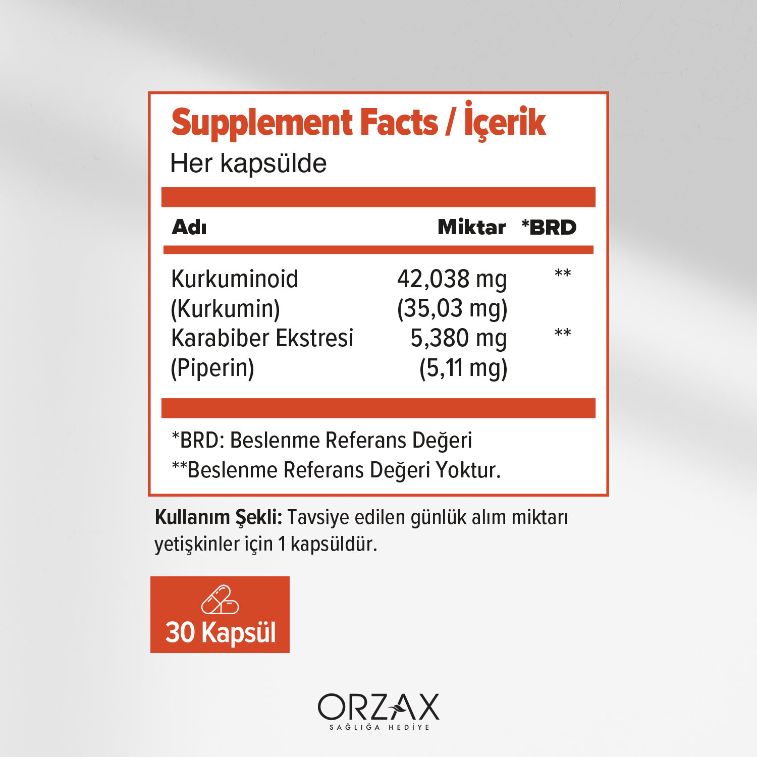 Ocean Curcumin Licaps Kapsül Ocean Curcumin Licaps Kapsül - Görsel 2