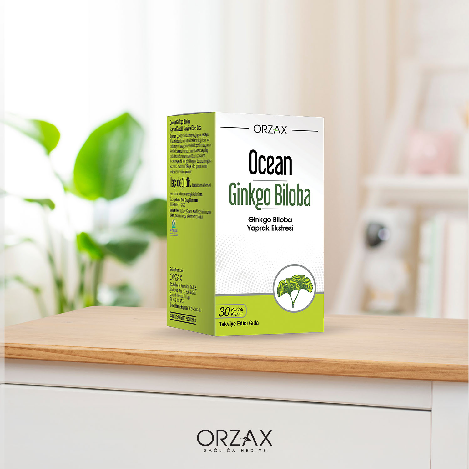 Ocean Ginkgo Biloba Bitkisel Kapsül Ocean Ginkgo Biloba Bitkisel Kapsül - Görsel 5