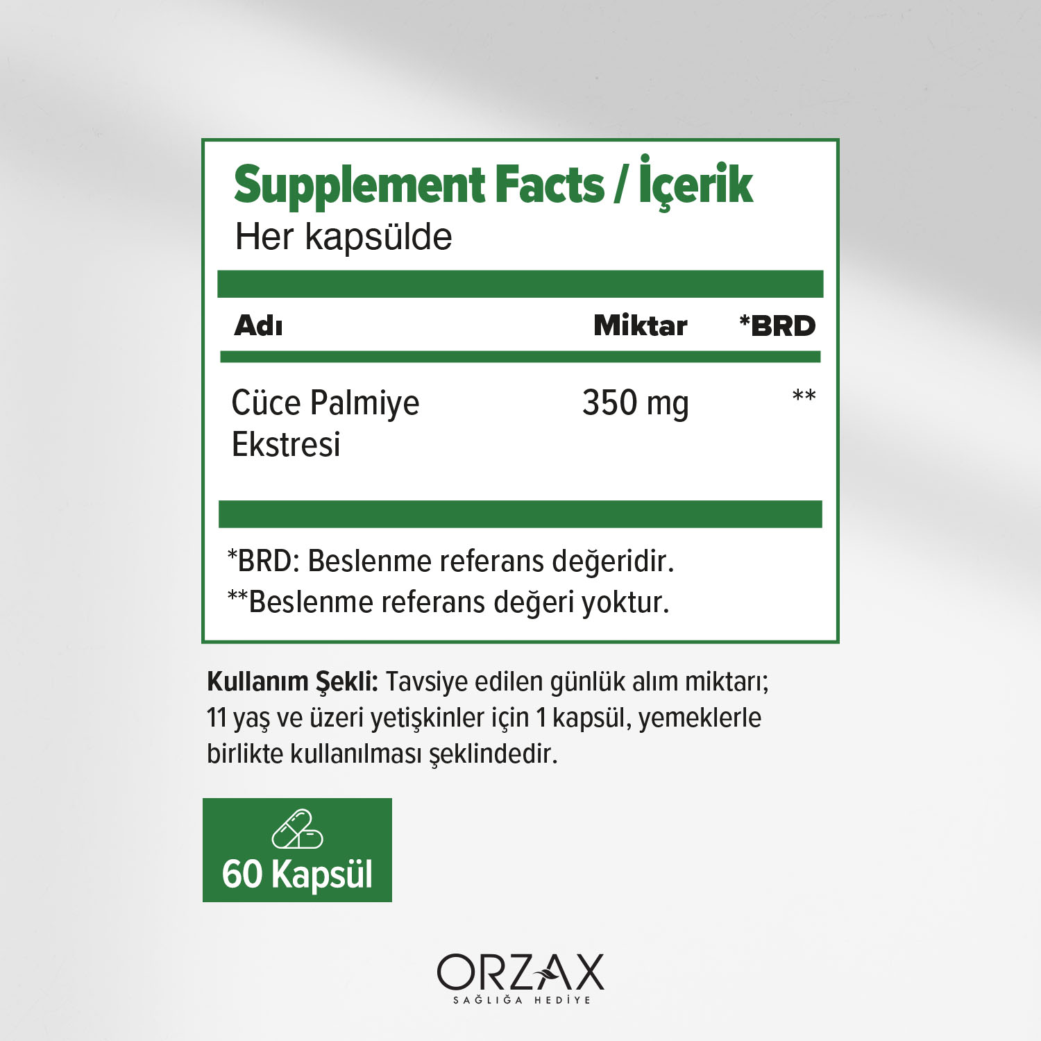 Ocean Saw Palmetto Kapsül Ocean Saw Palmetto Kapsül - Görsel 2