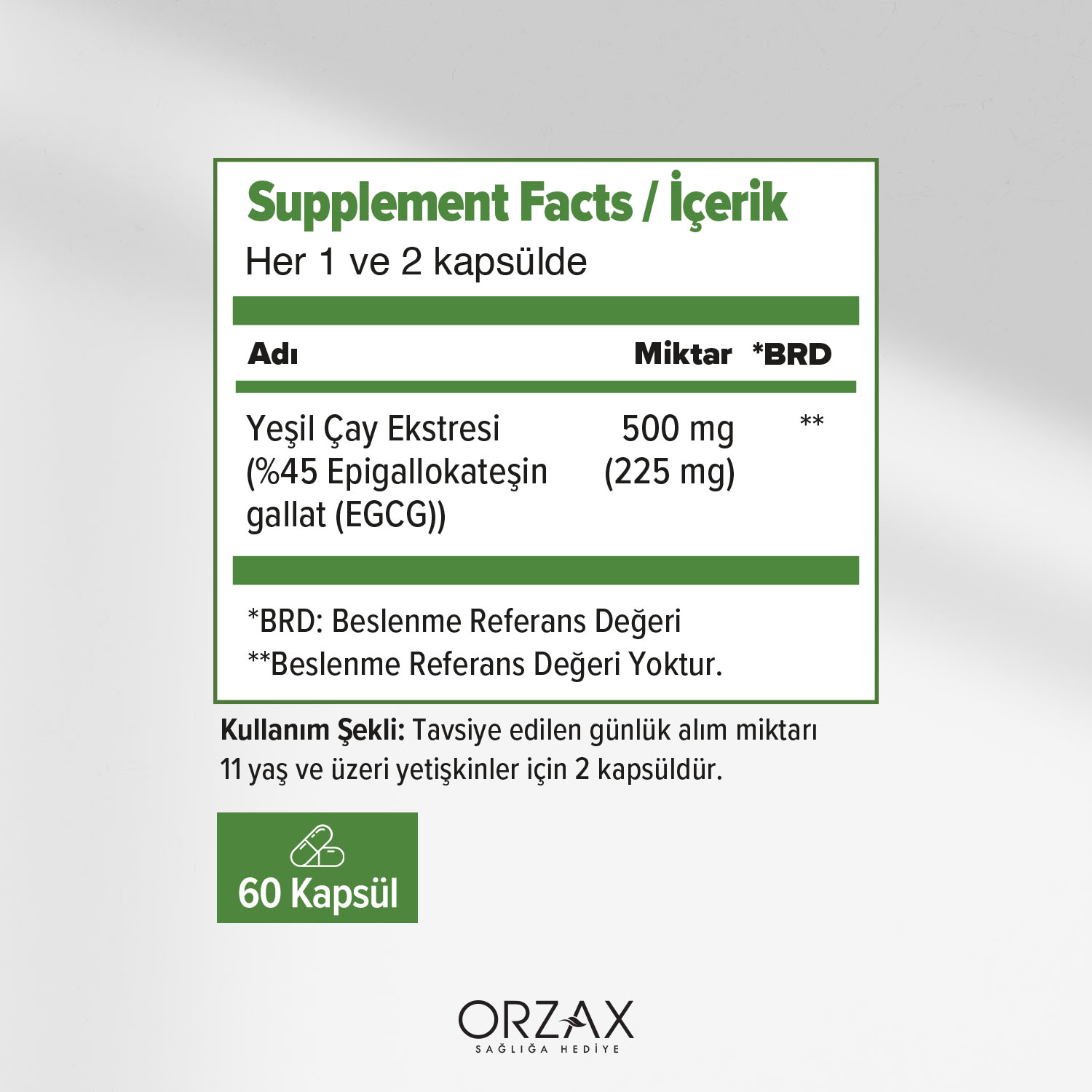 Ocean Yeşil Çay Kapsül Ocean Yeşil Çay Kapsül - Görsel 2