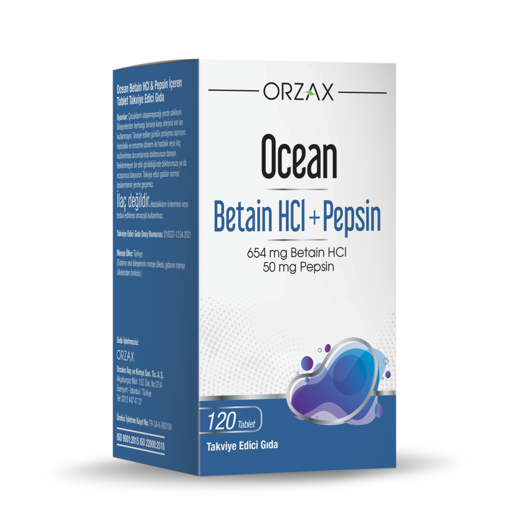 Ocean Betain HCl+Pepsin Tablet