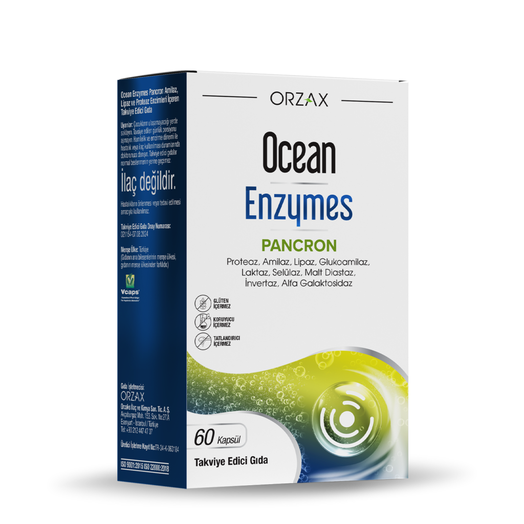 Ocean Enzymes Pancron 60 Kapsül