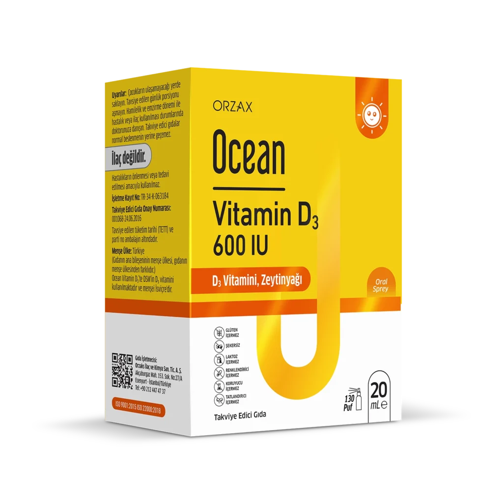 Ocean Vitamin D3 600 IU Sprey