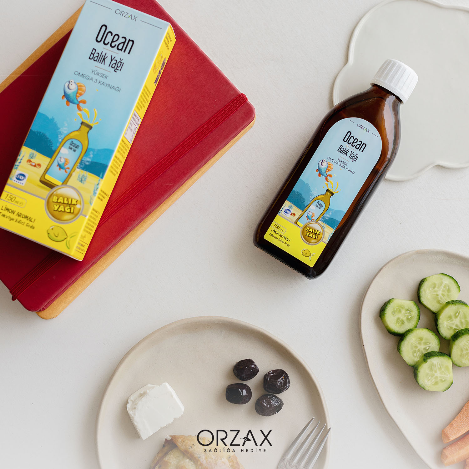 Ocean Limon Aromalı Balık Yağı 150 mL Ocean Limon Aromalı Balık Yağı 150 mL - Görsel 4